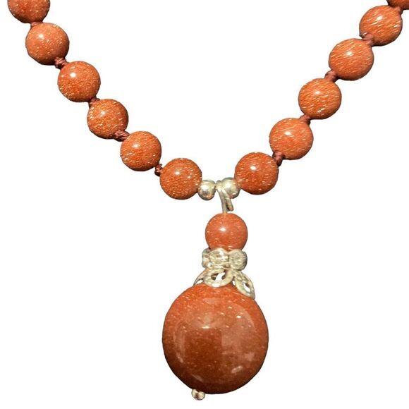 Natural Sunstone Necklace Earring Set NWT Black Friday sale! - Picture 9 of 11